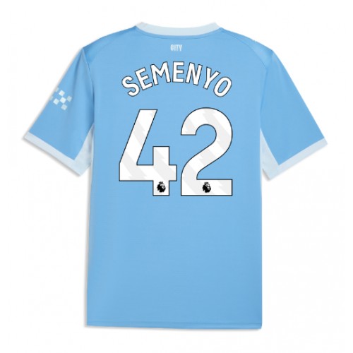 Muški Nogometni Dres Manchester City Antoine Semenyo #42 Domaci 2026-27 Kratak Rukav